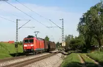 185 094-0 mit einem RedBullzug bei Kollmarsreute 17.5.17