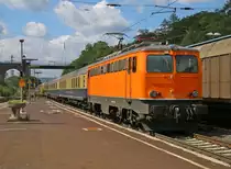 1142 635 (NorthRail) mit Sonderzug in Fahrtrichtung Norden. Aufgenommen in Eichenberg am 30.07.2015.