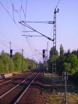 Fahrt frei! Auf gehts in Richtung Hamburg. Elmshorn, 03.05.07