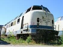 deutsch-griechische Vergangenheit wartet in Neustrelitz auf
Wiederbelebung,  V 200 am 04.05.07 beim Tag der offenen T�r