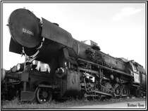 Dampflok 52.4984 mit ge�ffneten Kessel abgestellt in Knittelfeld .
30.4.2007