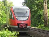 643 014 f�hrt am 04.05.07 als RB 30 von Ahrbr�ck nach Bonn Hbf in Bonn Hbf auf Gleis 2 ein.