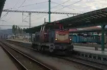 Immer zur Stelle, wenn es was zu rangieren gibt. 714 013-3 in Decin.10.06.2017 19:57 Uhr.