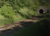 Nähe Bartniza, Strecke Walbrzych-Klodzko, hier gibt es einen Doppeltunnel.09.06.2017 16:59 Uhr.