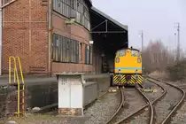 Werklok 1 der Westfälischen Drahtindustrie GmbH in Hamm, fotografiert am 9. Februar 2017.