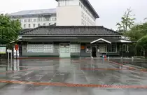 Aufnahmegebäude der Beimen Station am 03.Juni 2017.