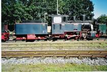 Im Sommer 2003 stand die Nicki + Frank S ( =) ) gegen�ber vom Bahnsteig von Putbus und bot so ein hervoragendes Motiv