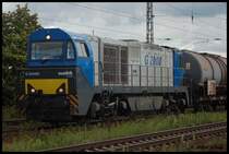 Mak G 2000 BB Vossloh 2006-08-31 Saarmund
unbekanntes EVU, wer kann helfen?