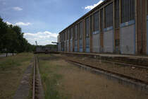 Die Schiebebühne der WISaG in Brieske. 24.06.2017  12:23 Uhr.