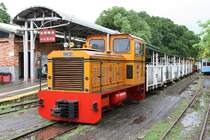 TSC 148 (C-dh, DIEMA, Bj.1977, Fab.Nr. 4047) am 04.Juni 2017 im Suantou Zhecheng Cultural Park in der Anfangstelle der Touristenfahrten.