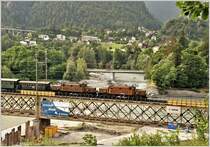 Ge 6/6 I 414 und 415 sind auf dem Weg nach Landquart. (23.06.2017)