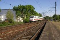 Ein ICE 1 nach Kiel am 5.5.2007 in Tornesch