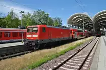 112 179 hat am 17.6.2017 mit dem RE70 (RE21018) von Hamburg Hauptbahnhof den Kieler Hauptbahnhof erreicht. 
