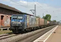 ES 64 F4-206  Vincent van Gogh  mit DGS 40121 (Rotterdam–Milano) am 23.04.2017 in Friesenheim (Baden)