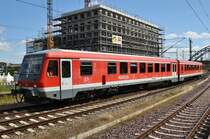 628 600-8 erreicht am 17.6.2017 als RB76 (RB21552) von Schönberg(Holstein) den Kieler Hauptbahnhof.