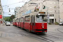 Wien Wiener Linien SL 2 (E2 4069 + c5 146x) XVI, Ottakring, Thaliastraße / Maroltingergasse am 27. Juni 2017.