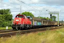 Am 04.07.2017 fuhr die 261 082-2 von der DB Cargo Deutschland AG, von Niedergörne nach Borstel und weiter nach Stendal.