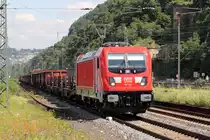 DB 187 127 durchfährt Koblenz-Ehrenbreitstein 4.7.2017