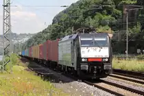 MRCE ES 64 F4-287 durchfährt Koblenz-EHrenbreitstein 4.7.2017