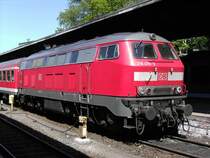 BR 218-470-3 steht in Bad Harzburg und f�hrt gleich ab nach Hannover HBF