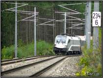 Railjet Silber 1016 034-9 Wifi Karriere-Express fotografiert in der N�he von Zeltweg 6.5.2007 (Noch ein Foto diesmal speziell f�r Florian )