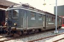 ABDe 2/4 9 im Depotareal von Samstagern im mai 1990