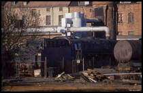 Heizlok im BW Stendal am 30.12.1990.