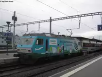 Re 456 092-6 ''Siemens'' am 5.6.2017 in Rapperswil am Schluss eines VAE nach Luzern