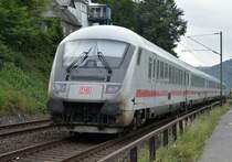 Nachschuss auf einen IC der talwärts gen Koblenz fährt am Sonntag den 2.7.2017


