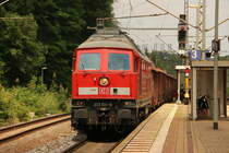 Am 14.07.2017 zog 233 511 ein leeren Erz Zug durch Erfurt-Bischleben