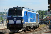 Am 7.07.2017 kam BR 247 907 durch Gera um ans andere ende ihres Kessel Zuges ins Tanklager zu fahren