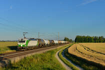 193 240 mit DGS 49190 am 13.07.2017 bei Langenisarhofen. 