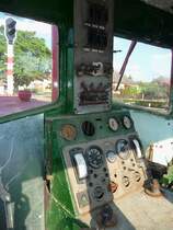 Führerstand der Baureihe MK48 im Bahnhof Dombrad, 23. 5. ‎2016