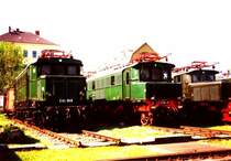 E44 046 und E04 01 in Dresden am 01.05.2000