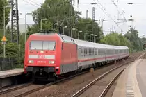 101 061-0 mit IC 2411 nach Köln Hbf. durchfährt Recklinghausen-Süd 31.7.2017