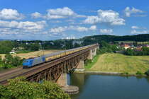 185 529 mit einem ARS Altmann am 04.07.2016 bei Regensburg-Prüfening. 