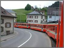 Ziemlich eng ist die Kurve beim Sch�tzengarten in Speicher. (07.05.2007)