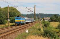 362 078-8 zu sehen mit R 610 Karlex am 08.08.17 in Chotikov.