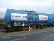 Kesselwagen mit neuer Beschriftung Bauart Zans der NACCO vermietet an AKW!