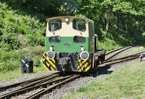 O%K MV 10 S, B.E.G. DE2, rangiert im Bf Brohl-Lützel - 27.05.2017