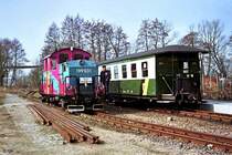 199 031 (ex �BB 2091.12) beim Umsetzen in Altm�geln (27. M�rz 2003)