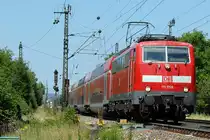 18.07.2017 Streckenabschnitt Süßen/Salach 111 058