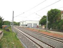 Anders als der Lokschuppen, der abgerissen und v�llig neu aufgebaut wurde, hat der Wasserkran �berlebt, 07.05.07