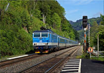 371 015 am 15.05.2017 in Schmilka-Hirschmühle auf dem Weg nach Decin. Aufgenommen am 15.05.2017.