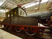 Die Elektrolokomotive E.430.001 im Museum für Wissenschaft und Technik in Mailand (April 2015)