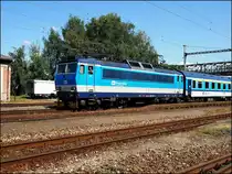 CD 362 124-0 komt nach HBf. Čáslav am 9. 8. 2017