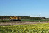 V 100 der DBG bei Hattenhofen (15.04.2007)