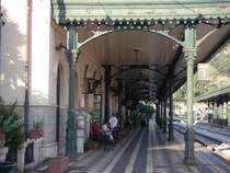 Der Bahnsteig 1 am 17.10.2006