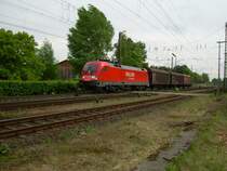 182 018 mit ihrer �bergabe nach Verden/Aller am 10.5.2007 in Eystrup