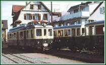 ABDeh 4/4 Nr. 7 in Altst�tten Stadt. (Archiv 08/82)